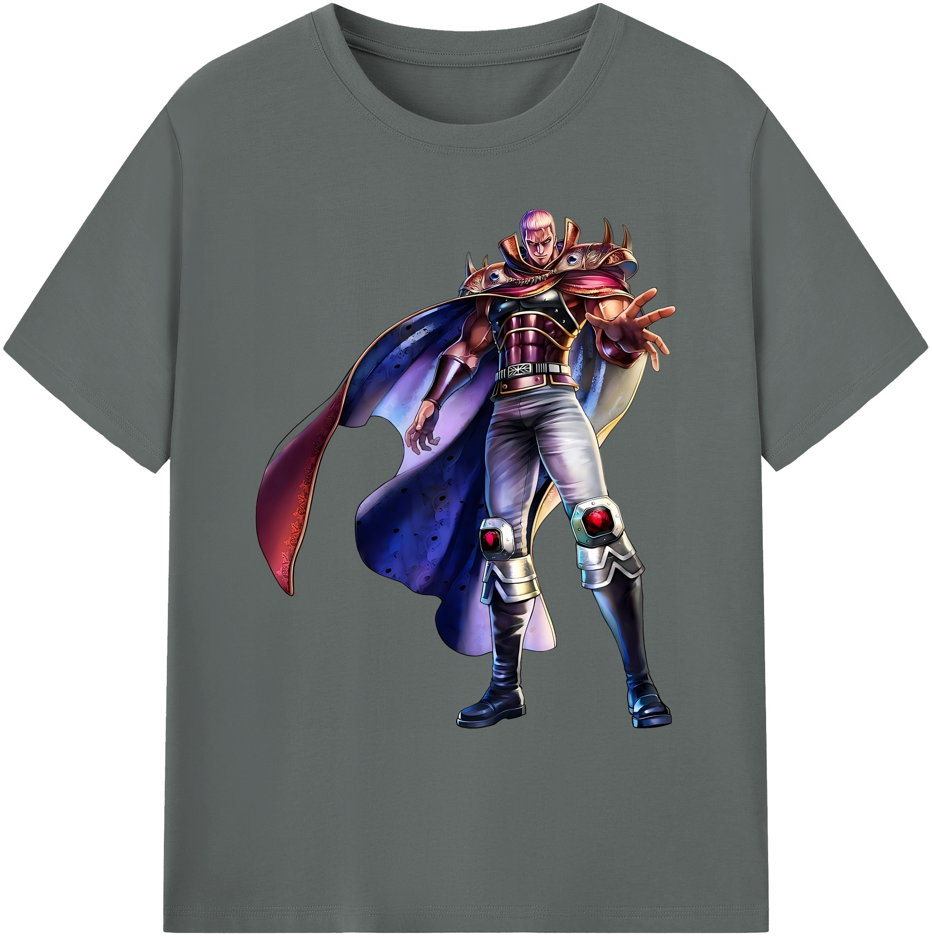 （画像用） 北斗の拳 Fist of the North Star 綿100％ メンズ半袖Tシャツ｜肌触りやわらか＆通気性